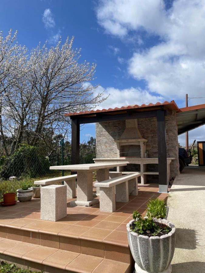 Chalet Casa Con Piscina En Arbo Vigo Exterior foto